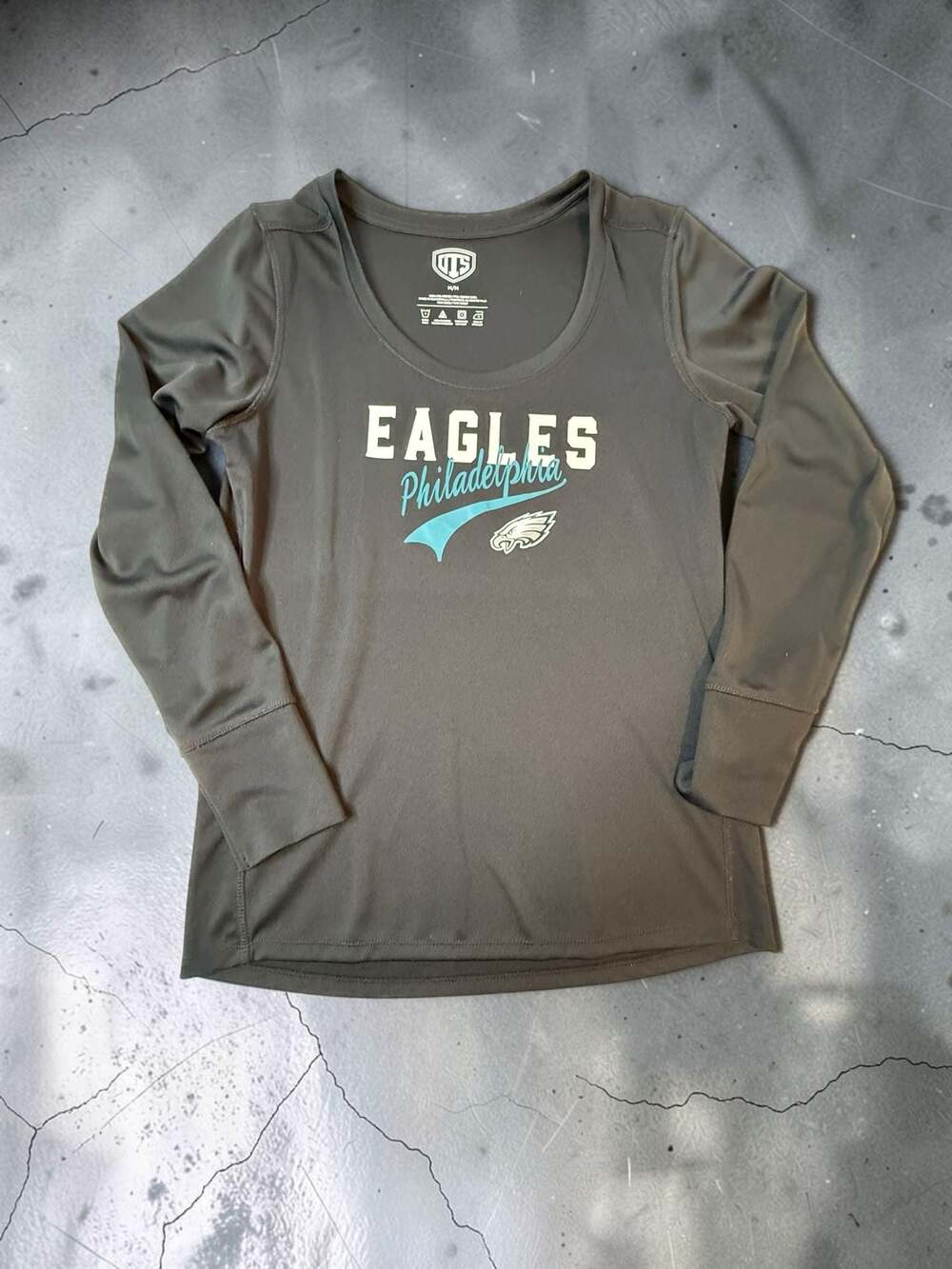 OTS Philadelphia Eagles Women's Long Sleeve Performance T-Shirt